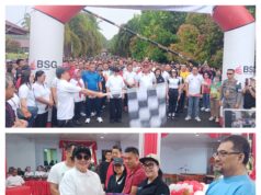 JG KWL Rayakan Satu Tahun Periode kedua Kepemimpinan Di Pemkab Minut dengan Kegiatan Jalan Sehat