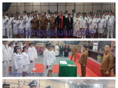 JG KWL Resmi Lantik 33 Penjabat Hukum Tua, Sekda Novly Wowiling Ingatkan Tugas Problem Solving