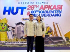 Sambut HUT APKASI 2026, Sekjen Joune Ganda Hadiri Welcome Dinner di Deli Serdang